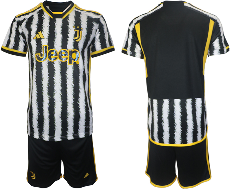Men 2023-2024 Juventus FC home soccer jersey->juventus jersey->Soccer Club Jersey